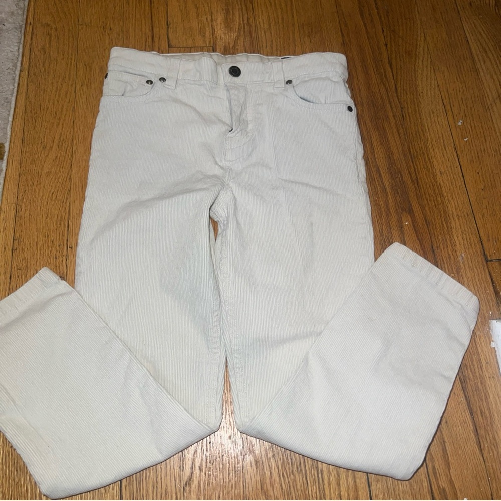 Vineyard Vines Girls size 7 Corduroy Beige Pants s96% cotton